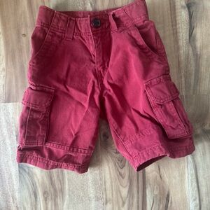 GAP Kids Cherry Red Cargo Shorts